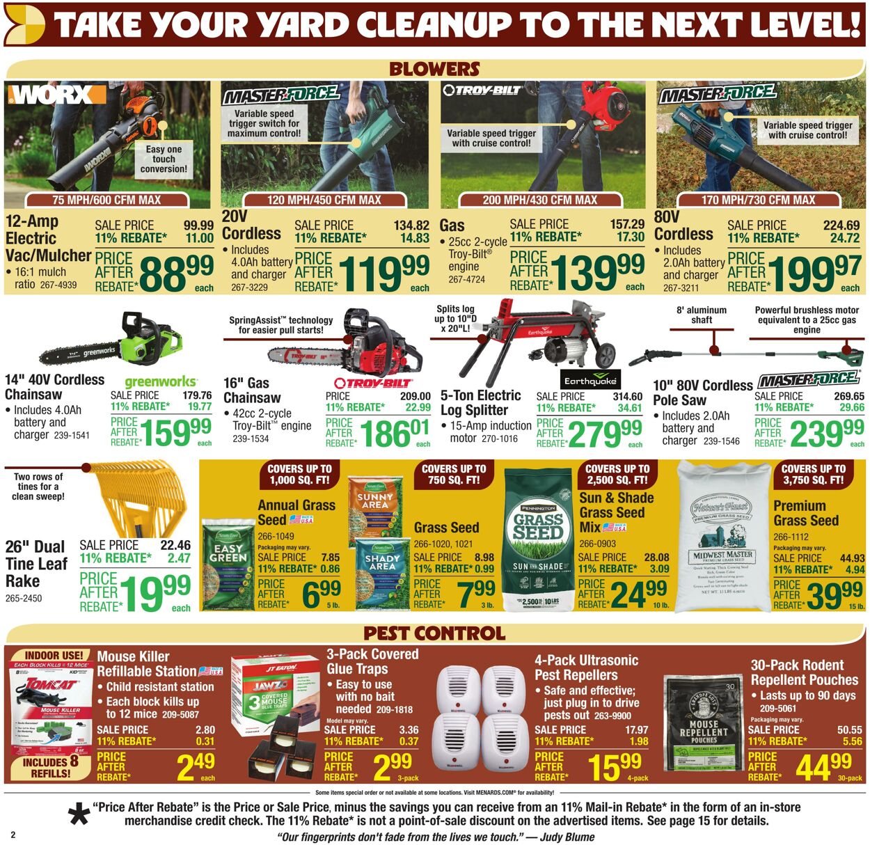 Catalogue Menards from 10/15/2025
