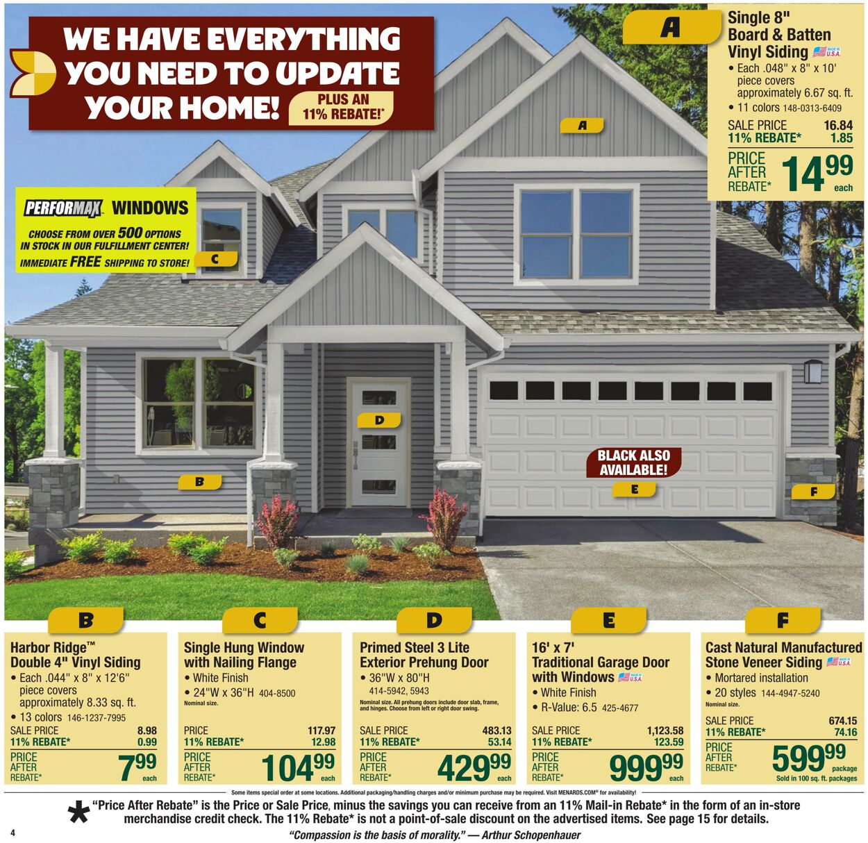 Catalogue Menards from 10/15/2025