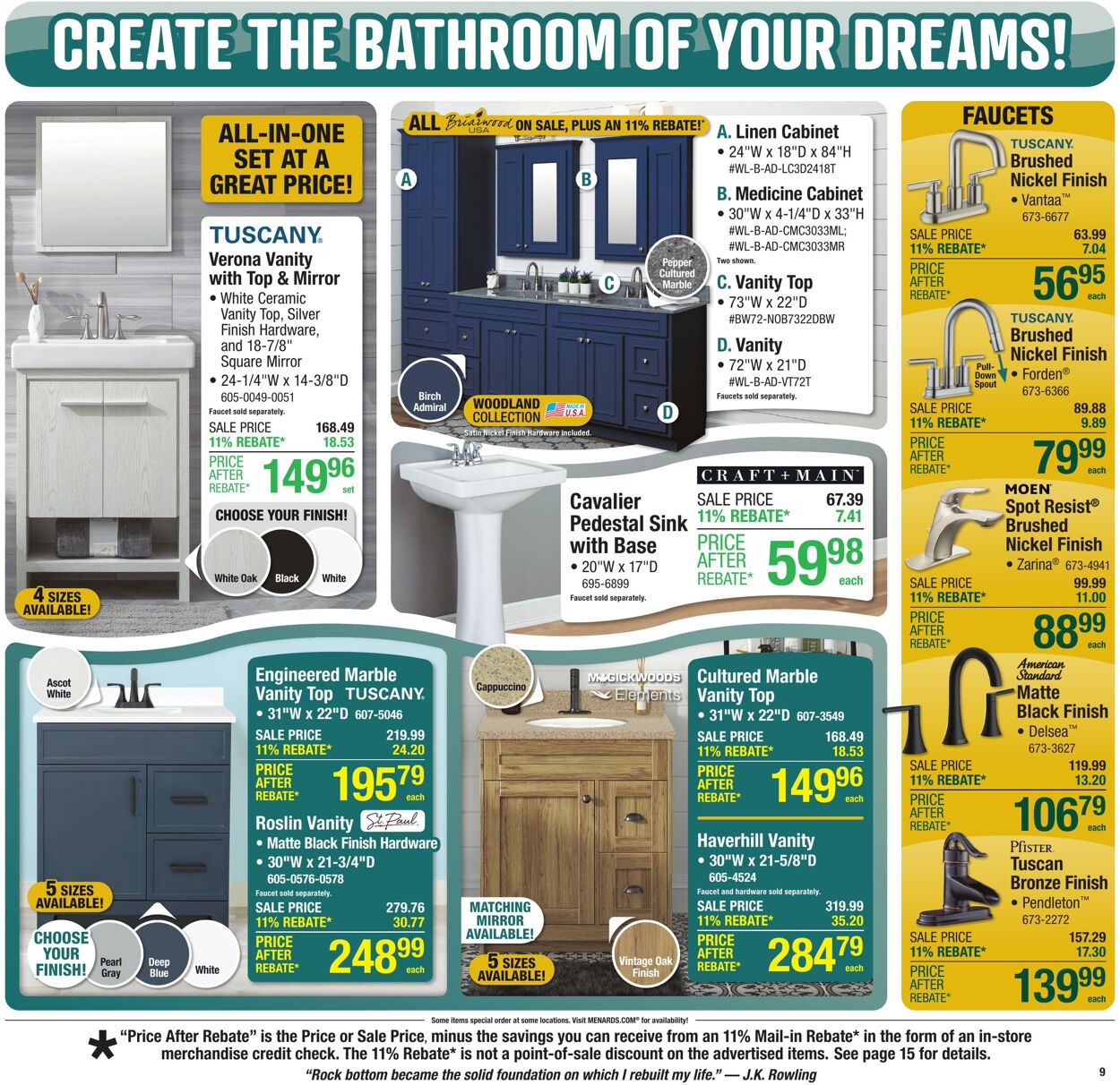 Catalogue Menards from 10/15/2025