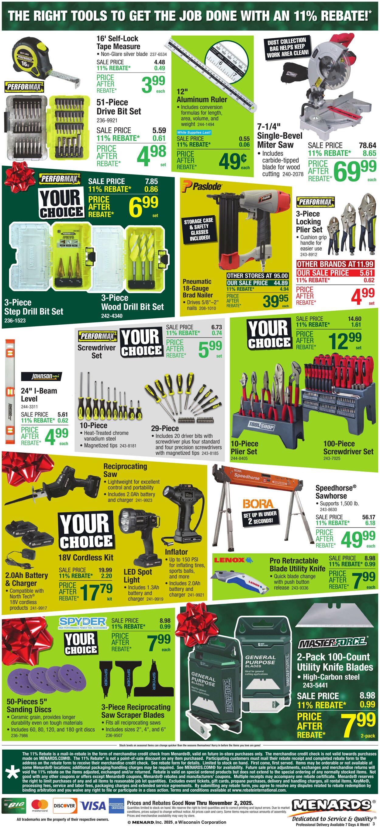 Catalogue Menards from 10/22/2025