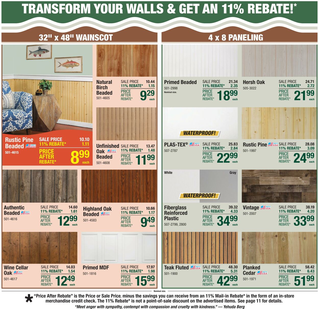 Catalogue Menards from 10/22/2025