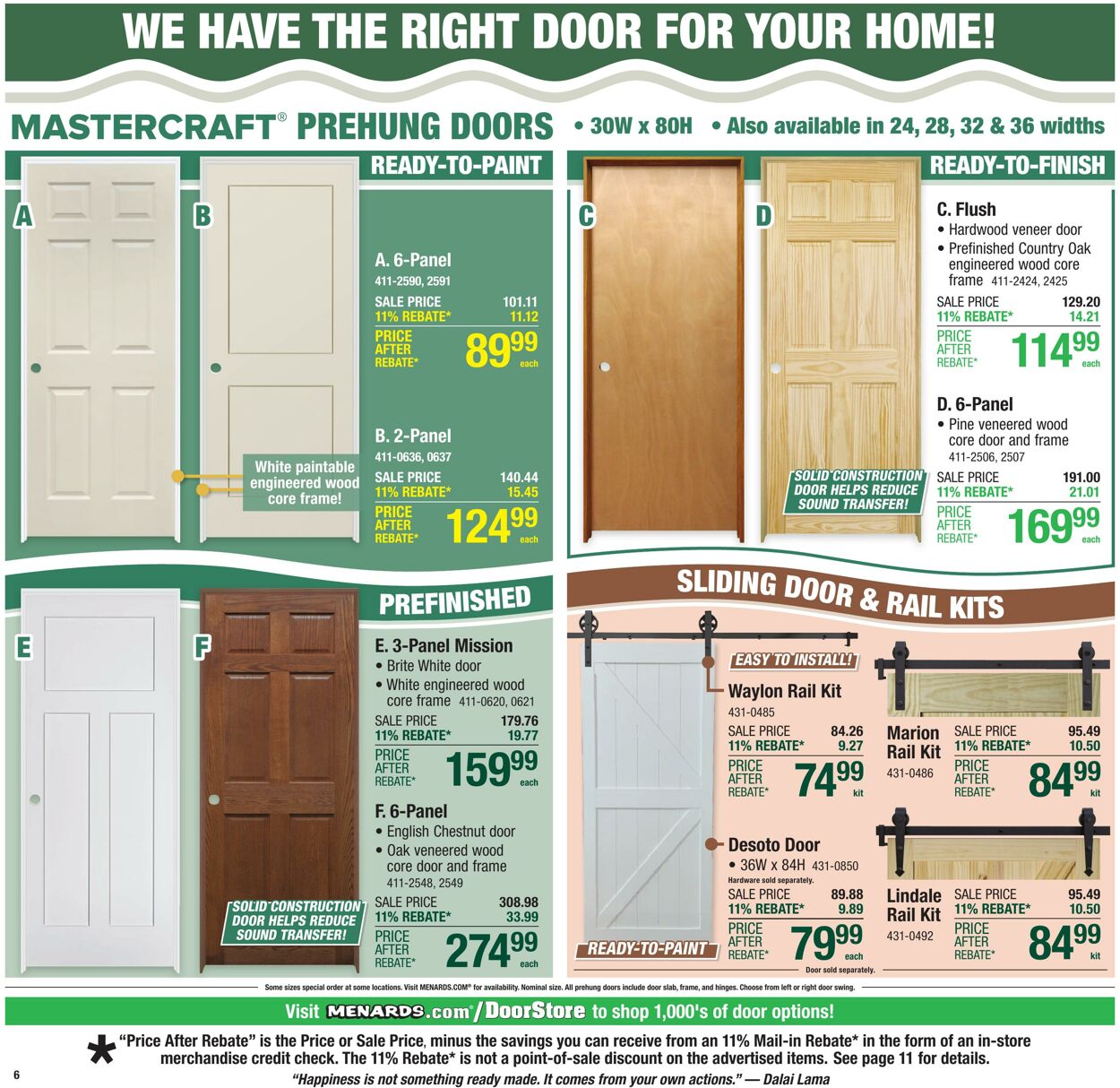 Catalogue Menards from 10/22/2025