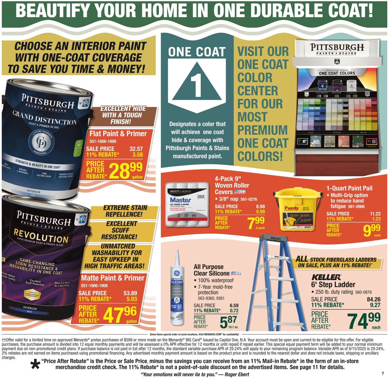 Catalogue Menards from 10/22/2025