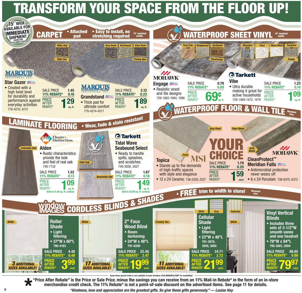 Catalogue Menards from 10/22/2025