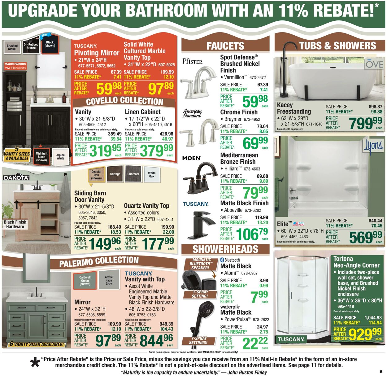 Catalogue Menards from 10/22/2025