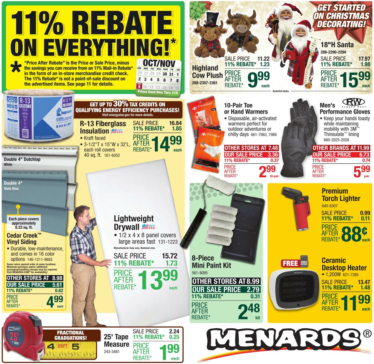 Catalogue Menards from 10/29/2025
