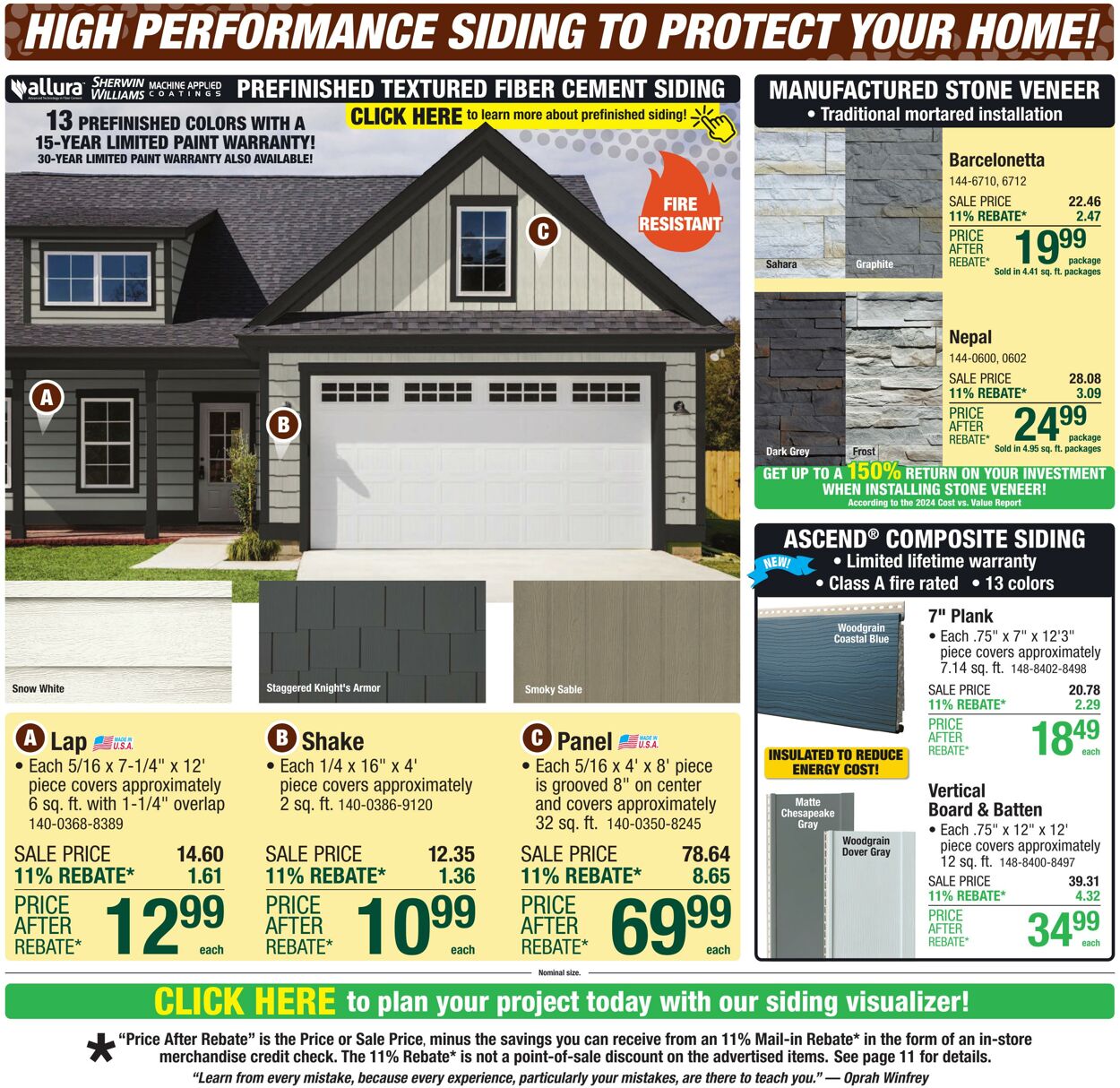 Catalogue Menards from 10/29/2025