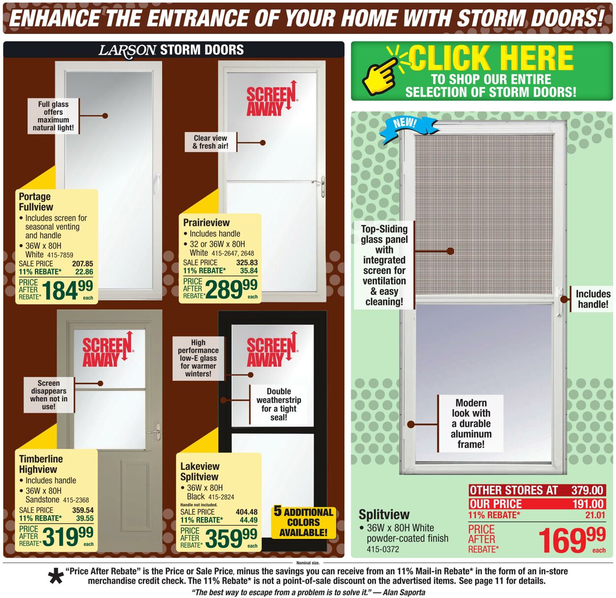 Catalogue Menards from 10/29/2025