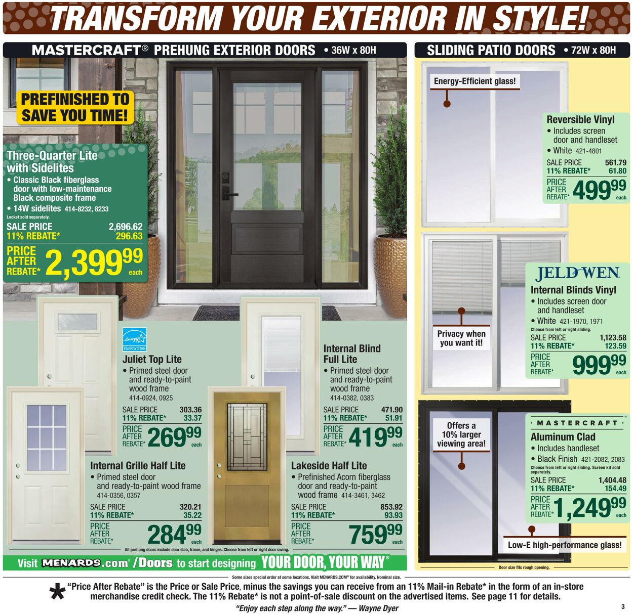 Catalogue Menards from 10/29/2025