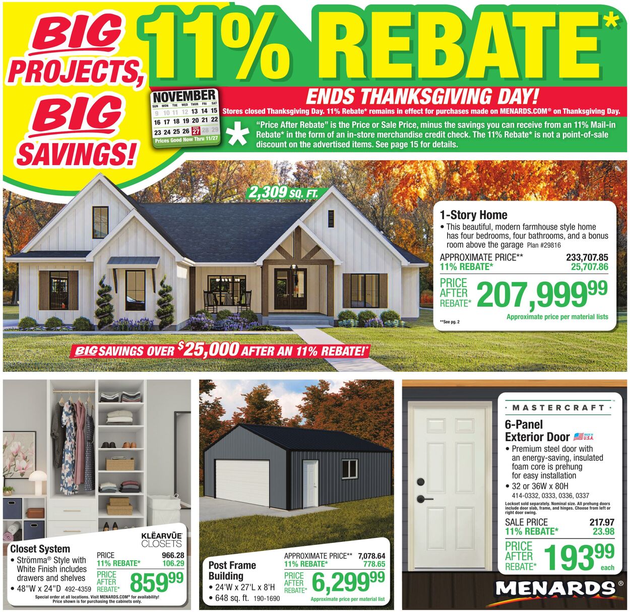 Catalogue Menards from 11/12/2025