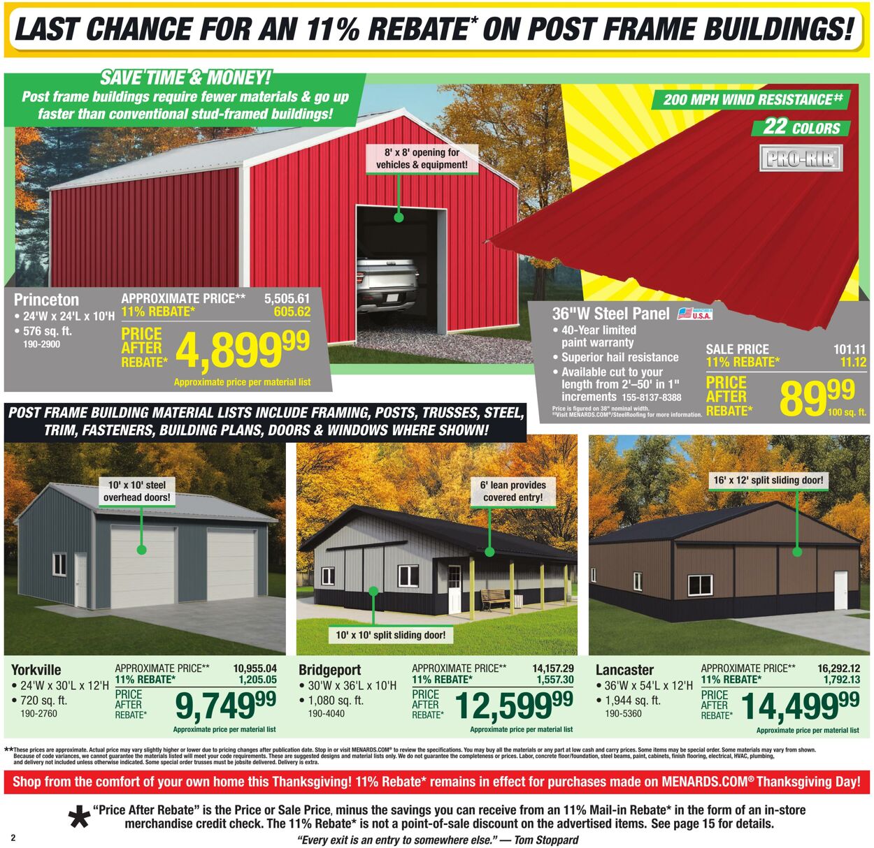 Catalogue Menards from 11/12/2025