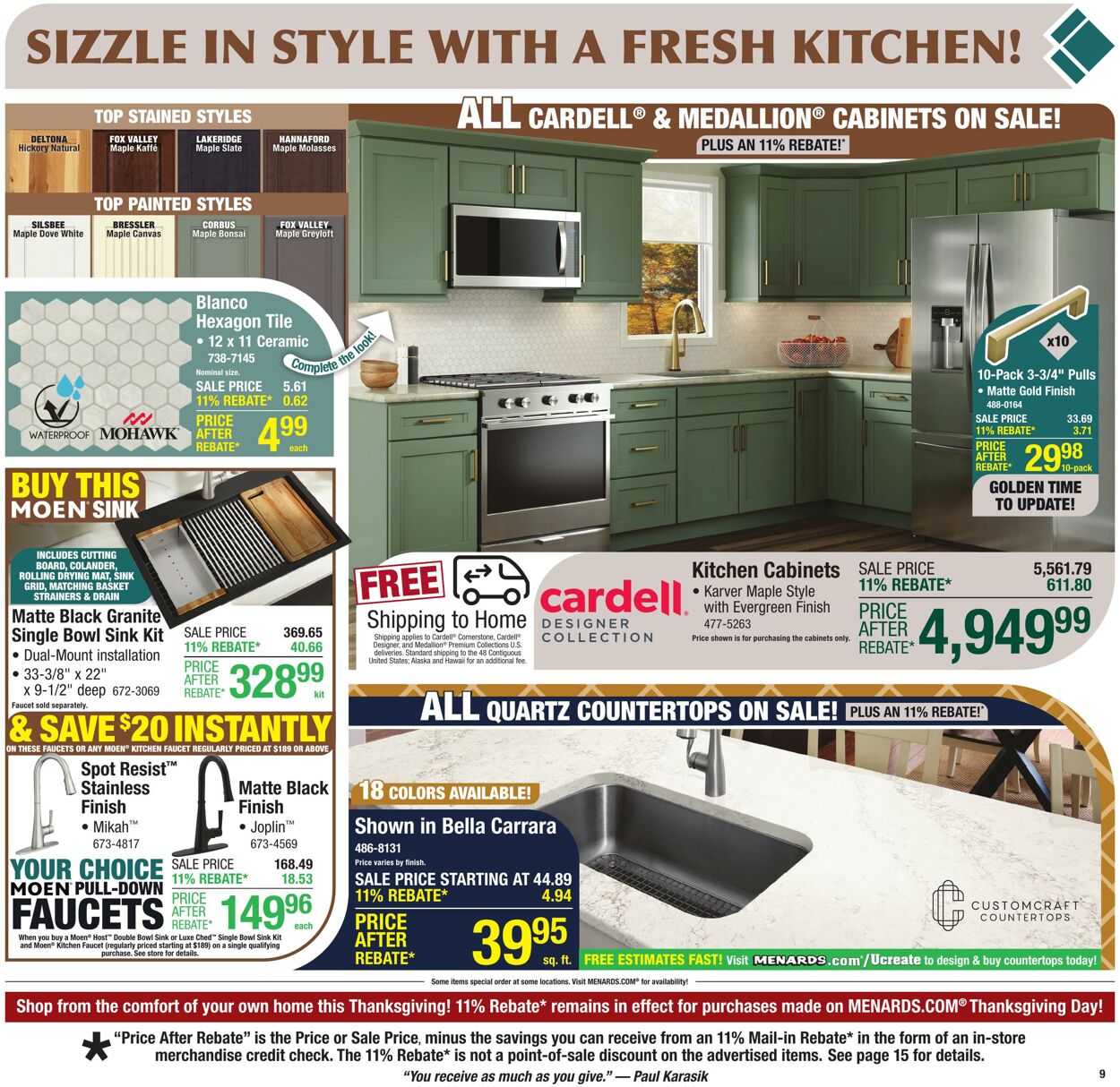 Catalogue Menards from 11/12/2025