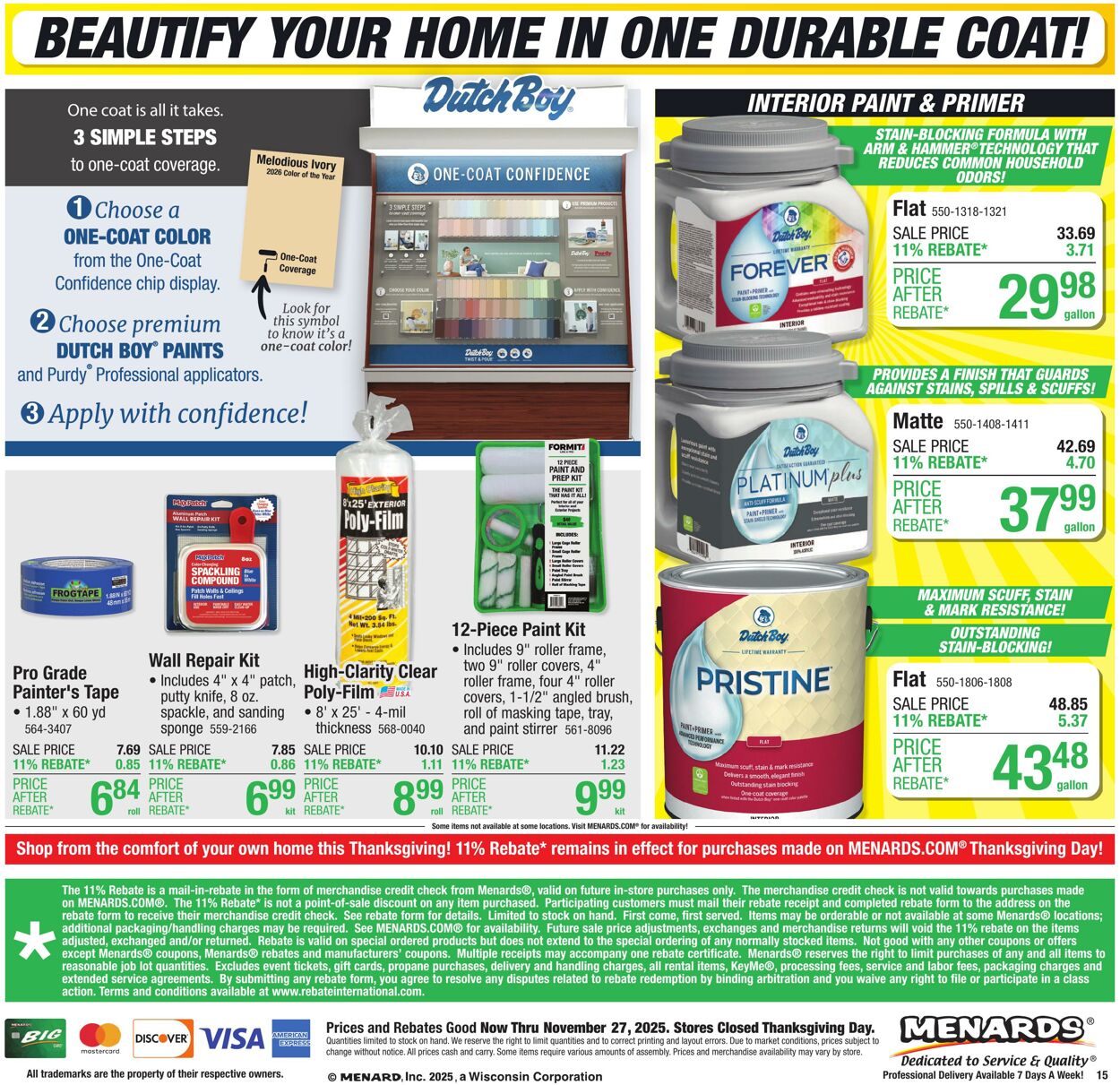Catalogue Menards from 11/12/2025