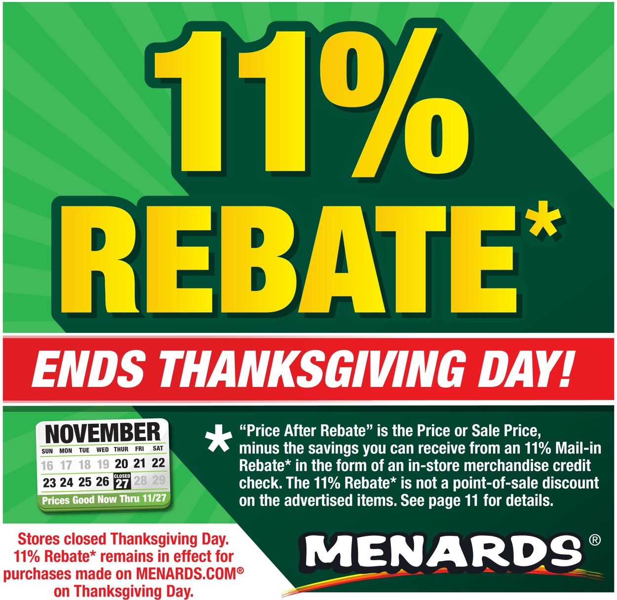 Catalogue Menards from 11/19/2025