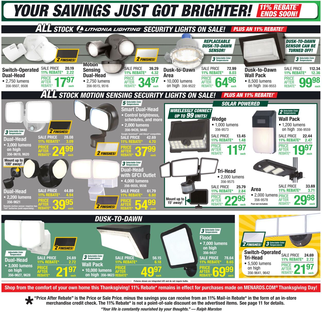 Catalogue Menards from 11/19/2025