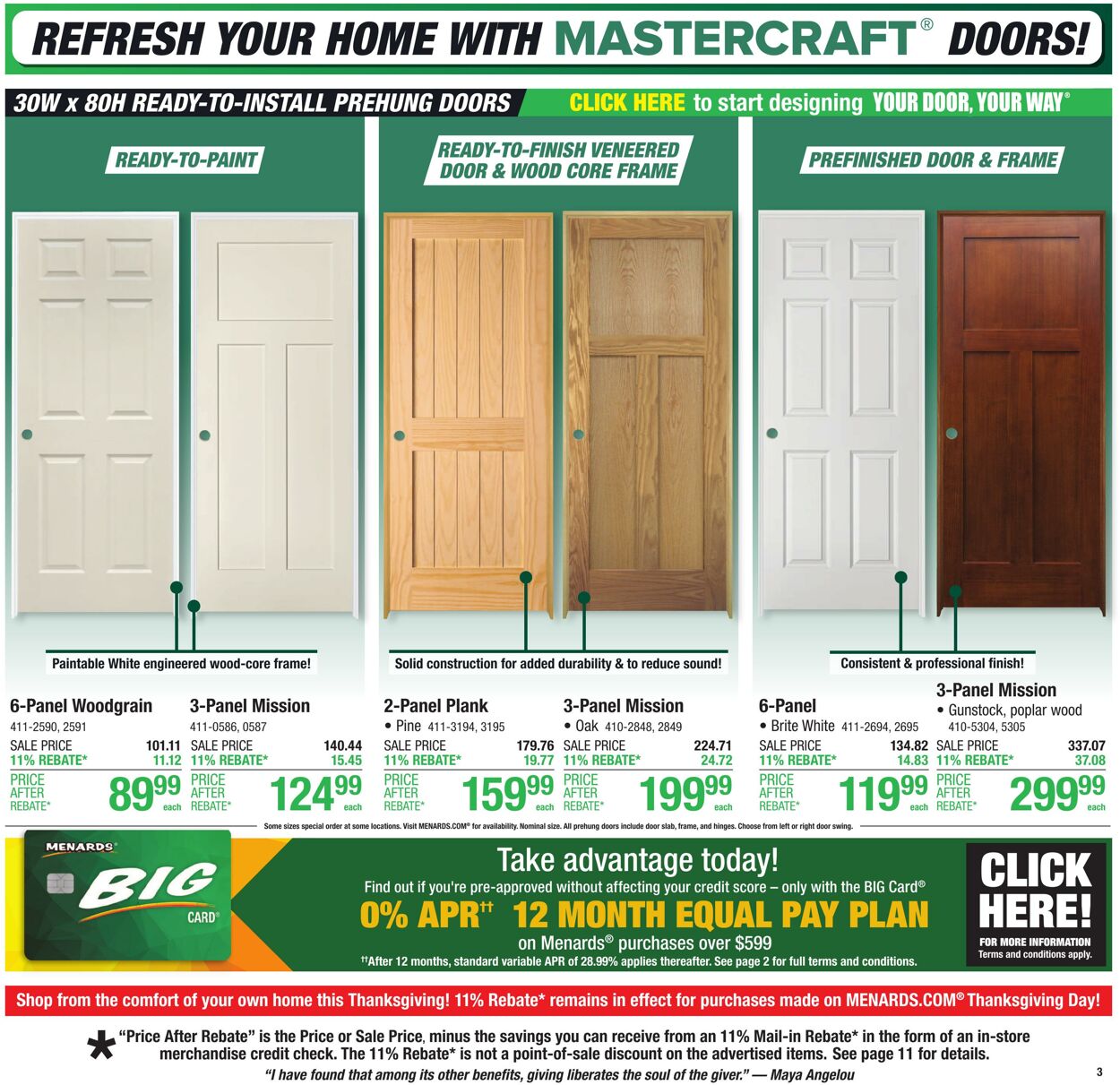 Catalogue Menards from 11/19/2025