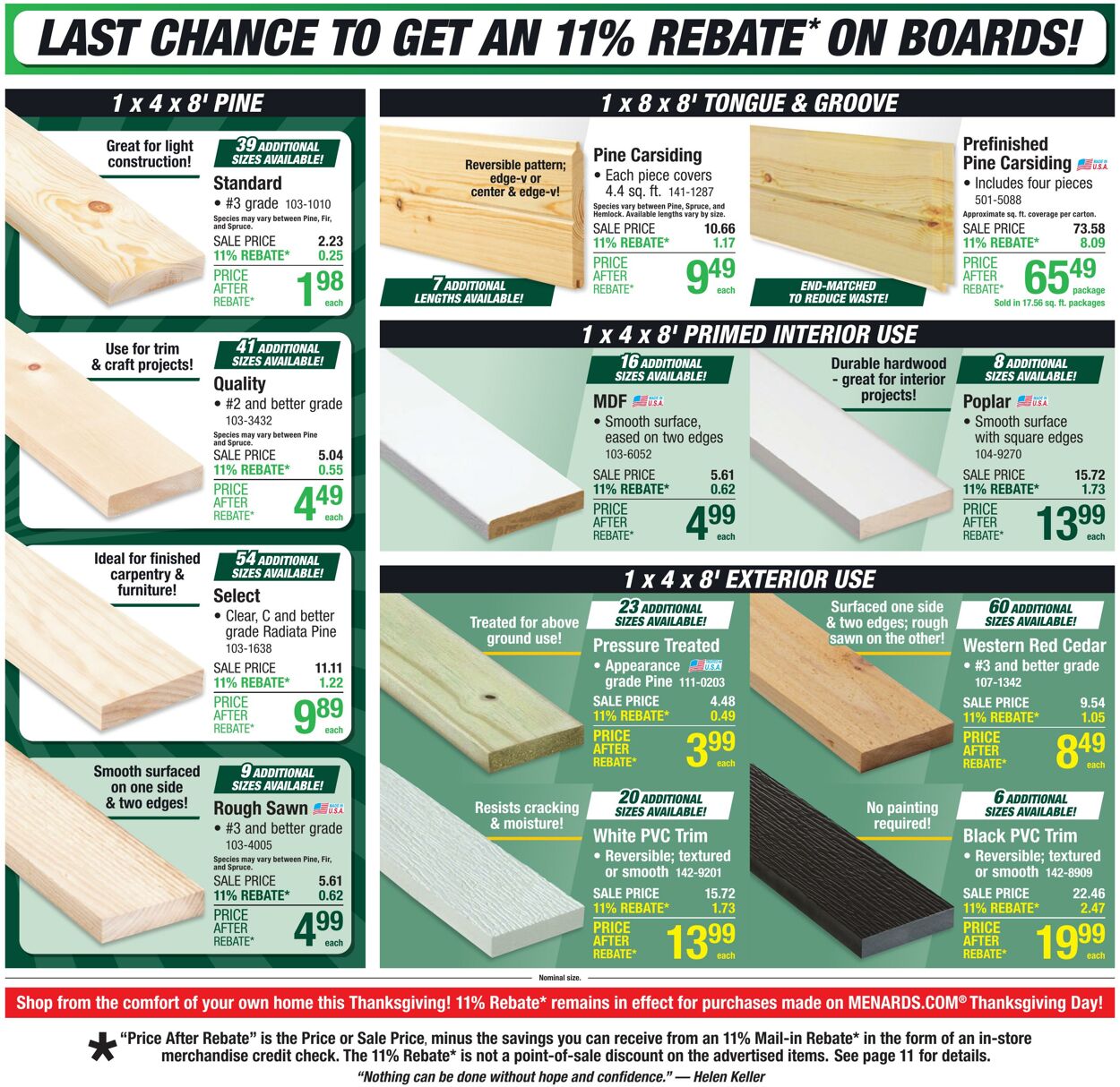 Catalogue Menards from 11/19/2025