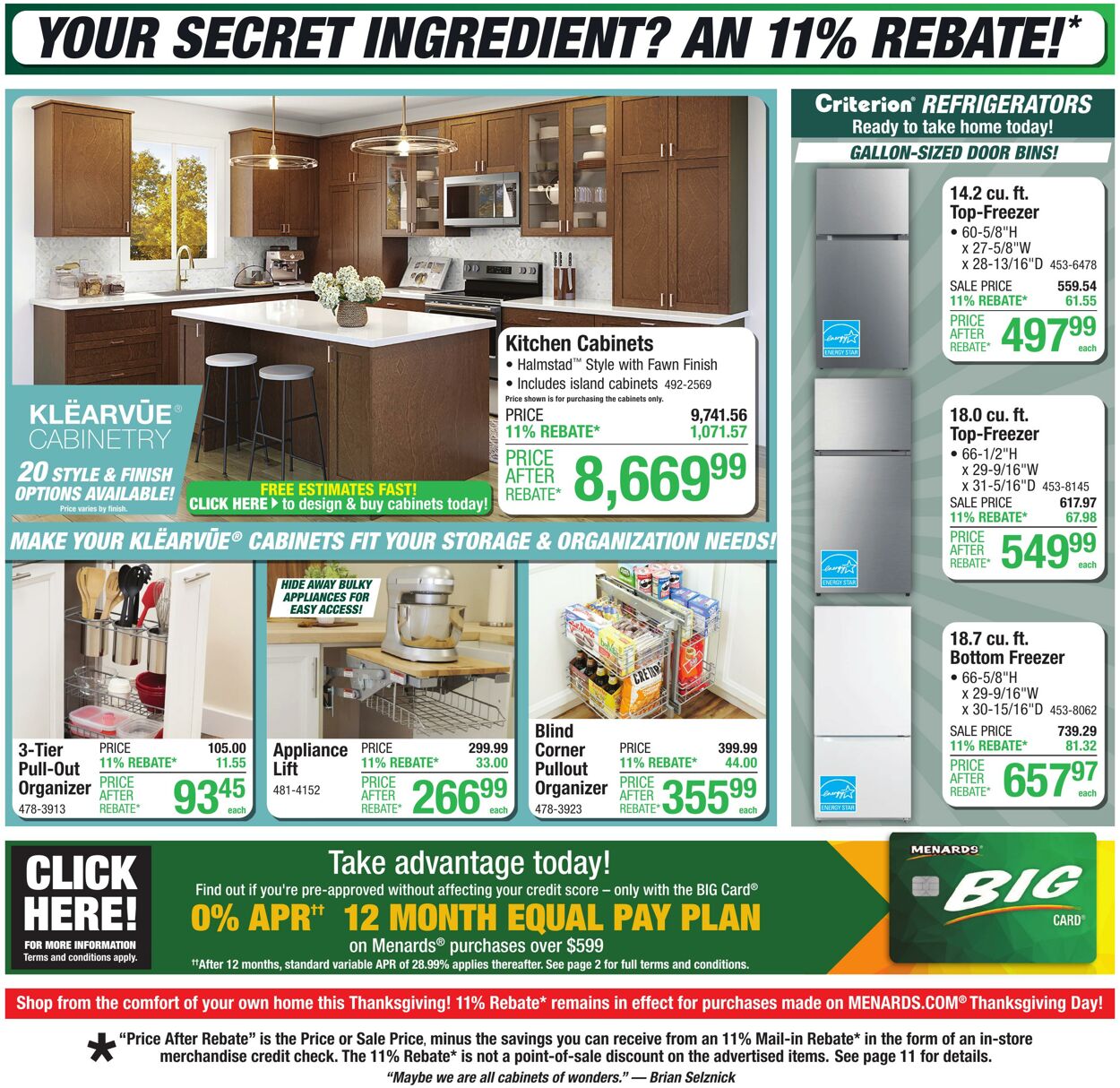 Catalogue Menards from 11/19/2025