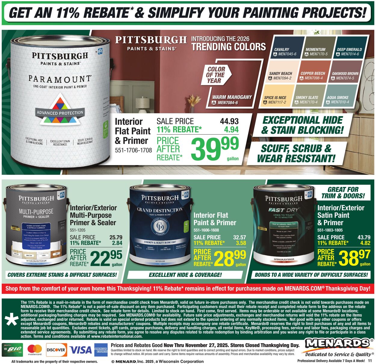 Catalogue Menards from 11/19/2025