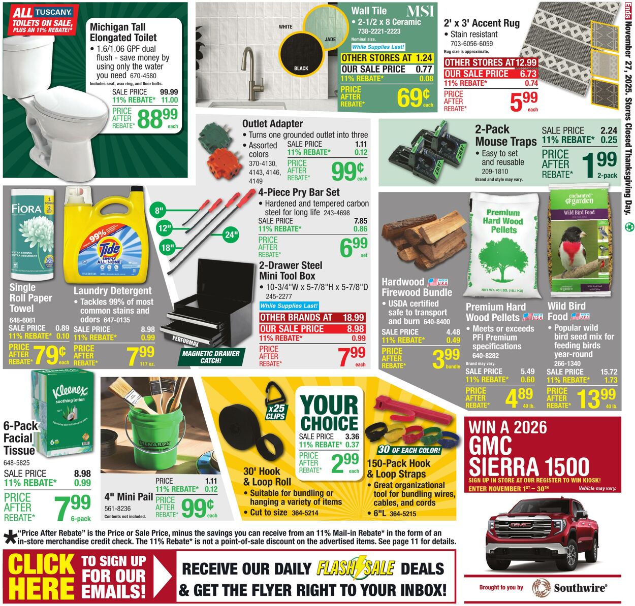 Catalogue Menards from 11/19/2025
