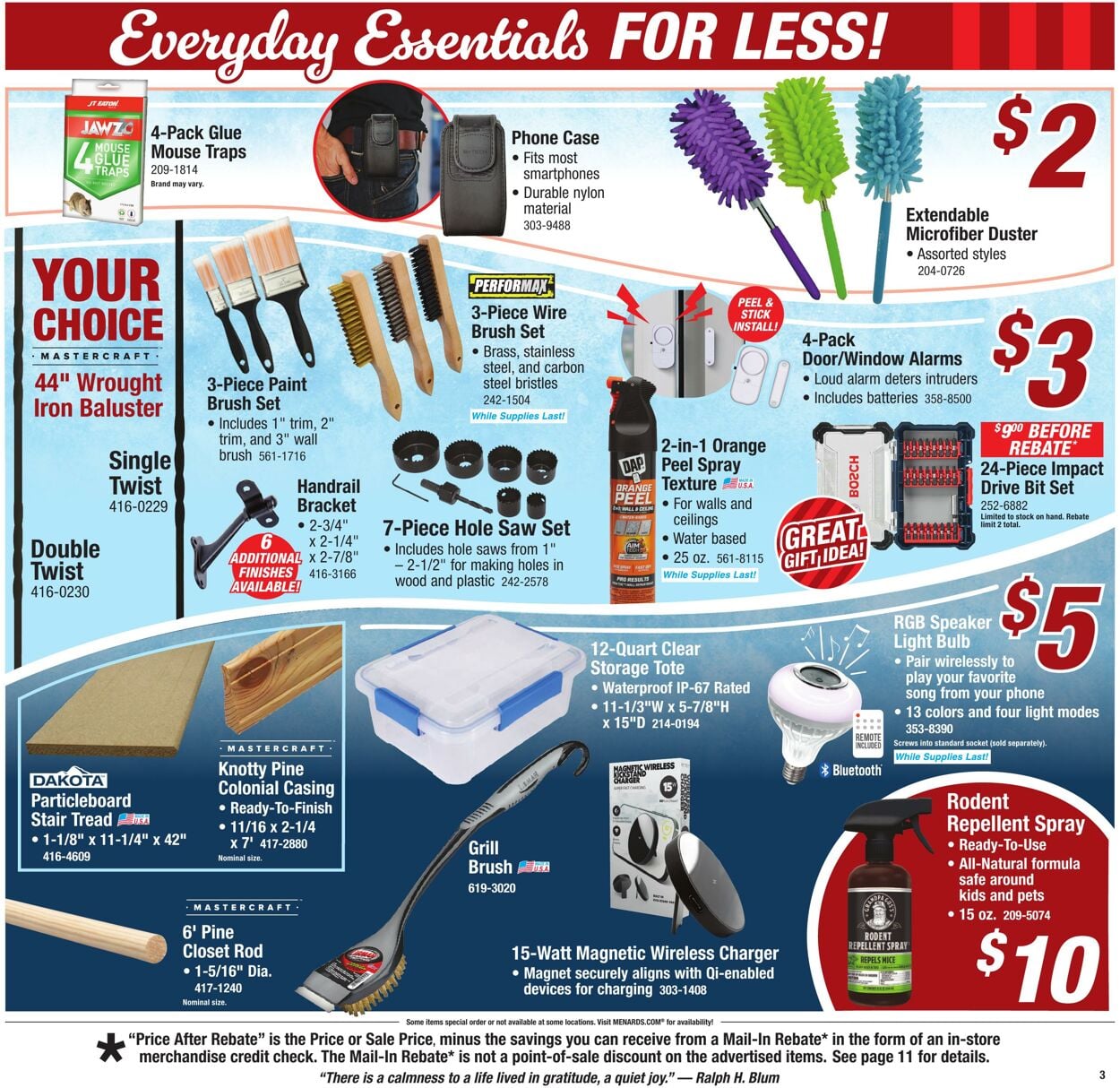 Catalogue Menards from 12/03/2025