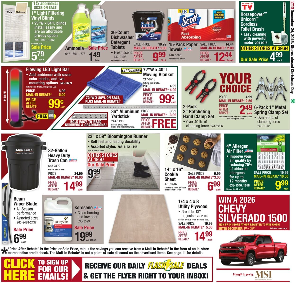 Catalogue Menards from 12/10/2025