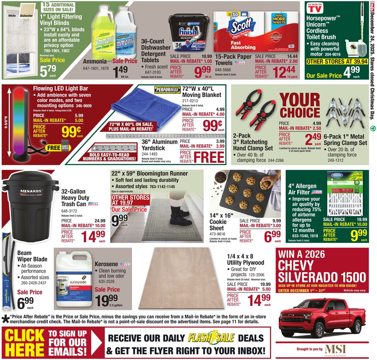Catalogue Menards from 12/10/2025