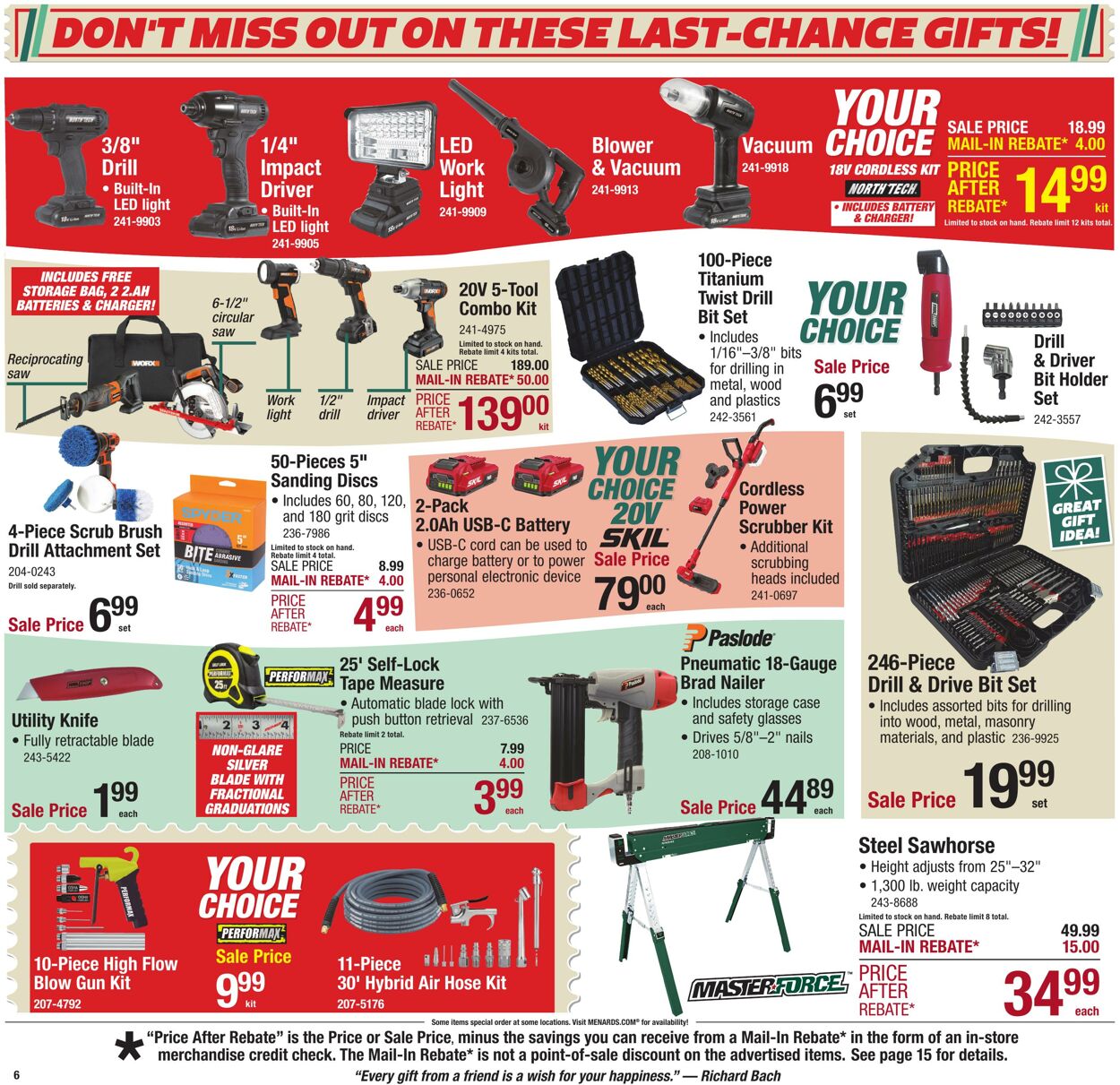 Catalogue Menards from 12/17/2025