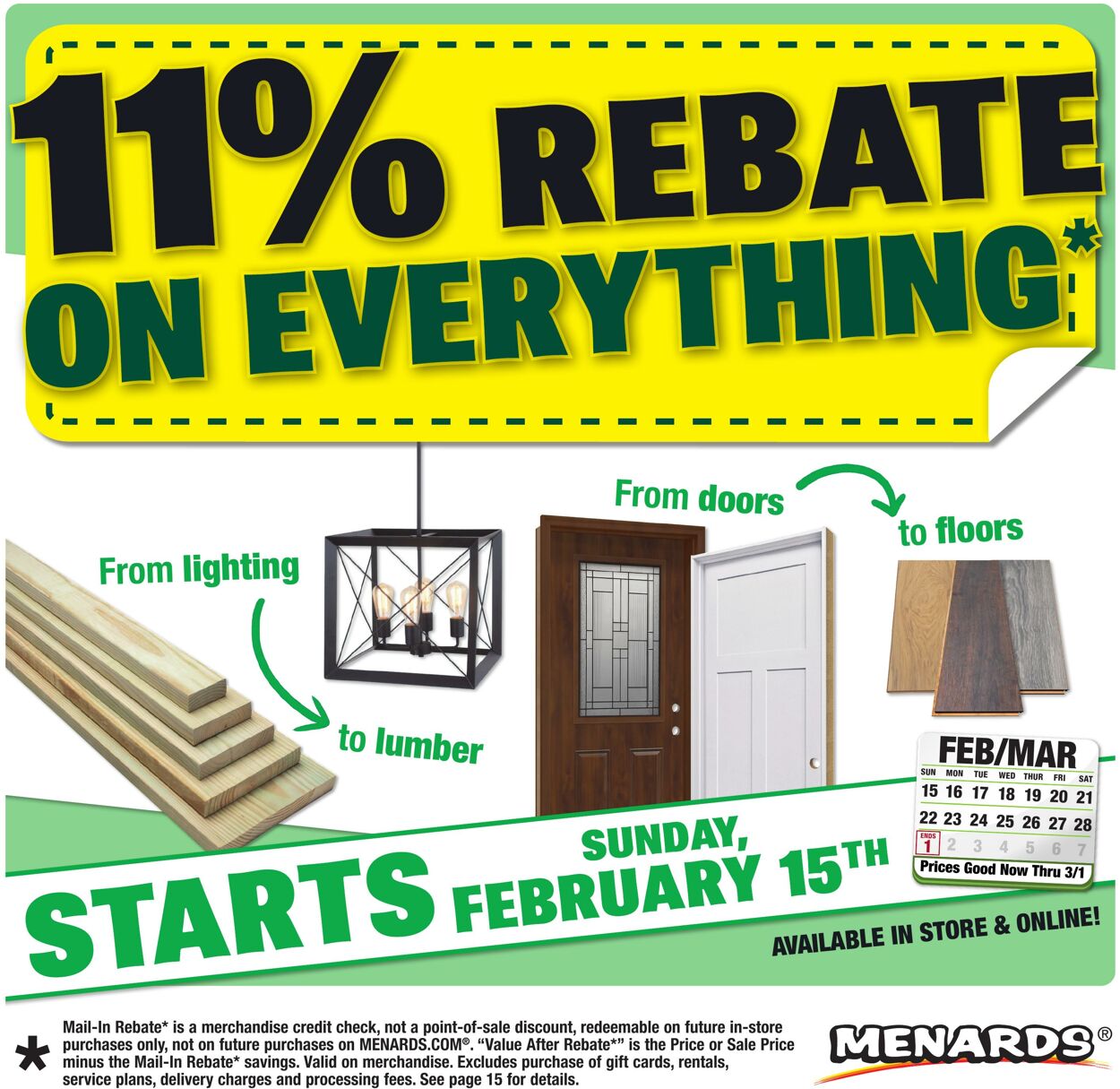 Catalogue Menards from 02/15/2026