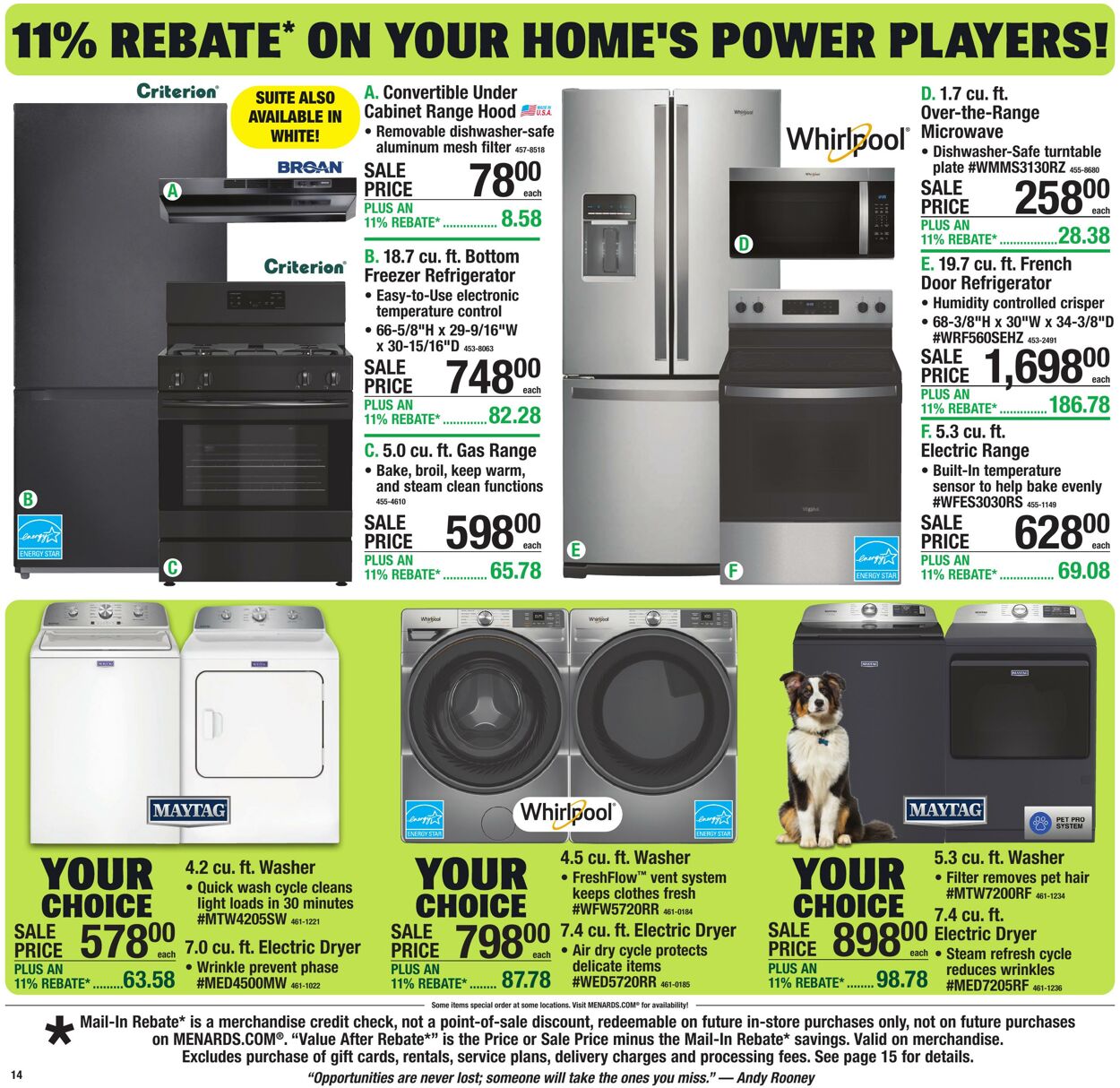 Catalogue Menards from 02/15/2026