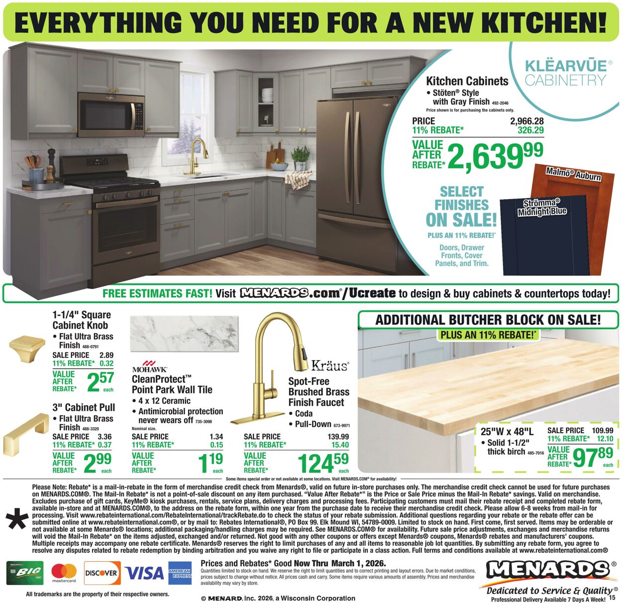 Catalogue Menards from 02/15/2026