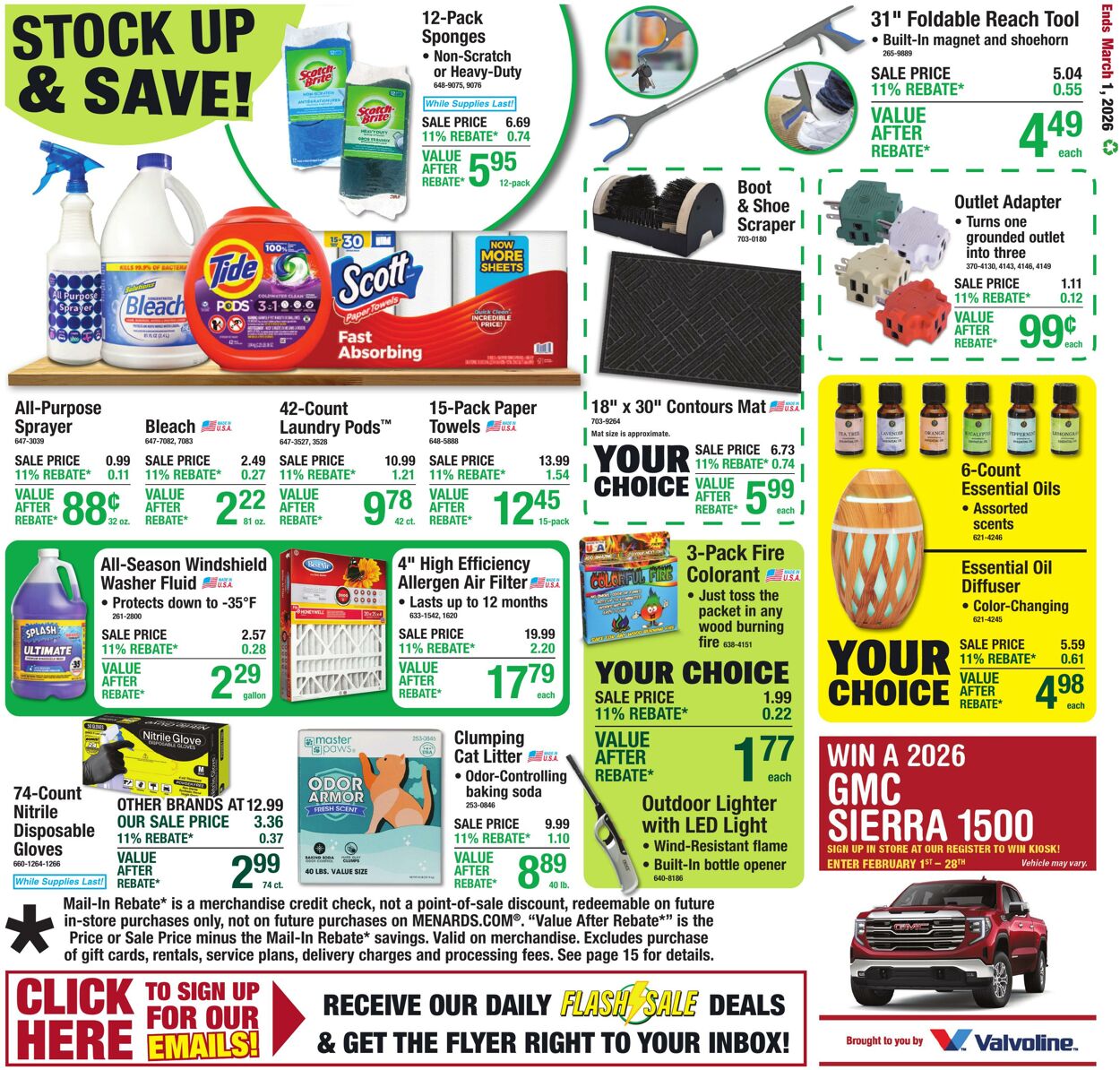 Catalogue Menards from 02/15/2026
