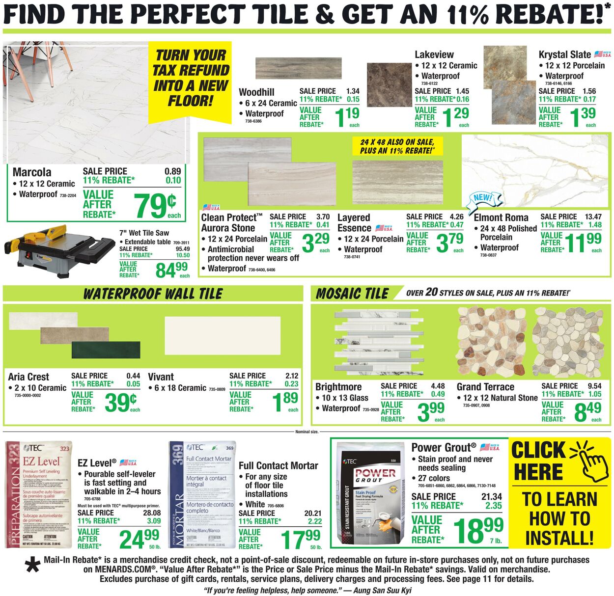 Catalogue Menards from 03/11/2026