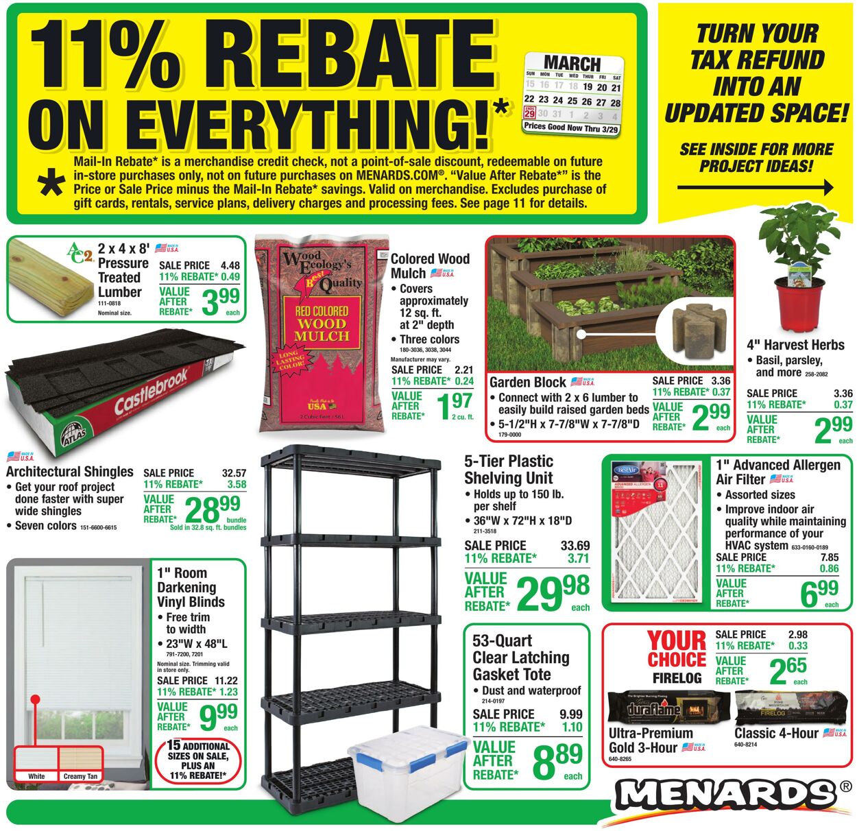 Catalogue Menards from 03/18/2026