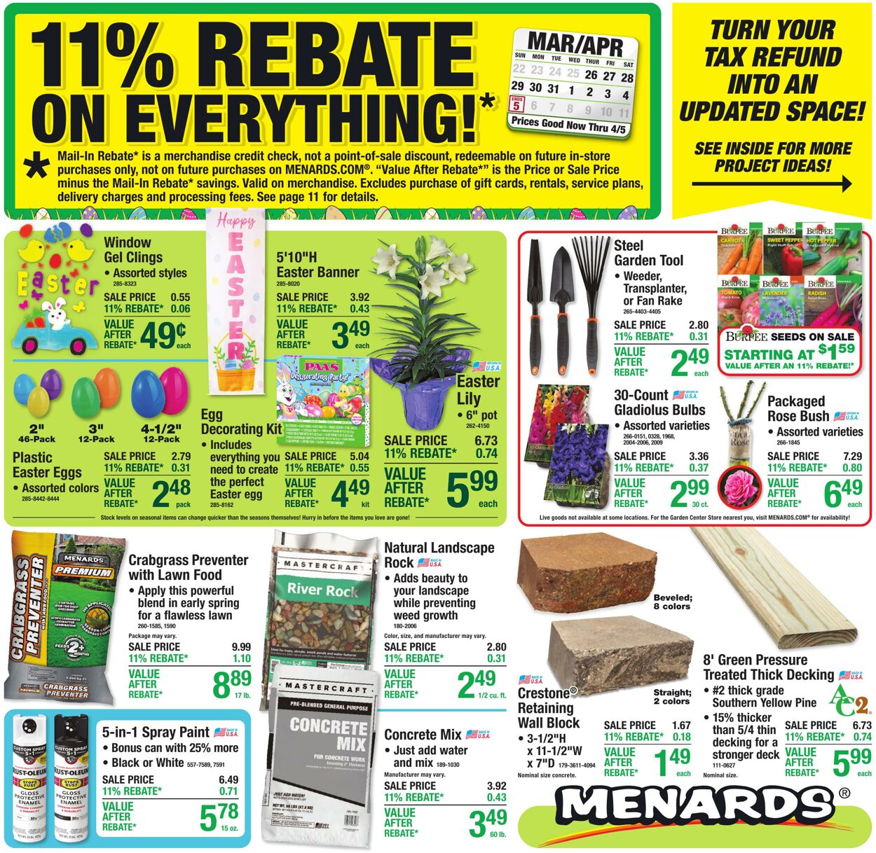 Catalogue Menards from 03/25/2026