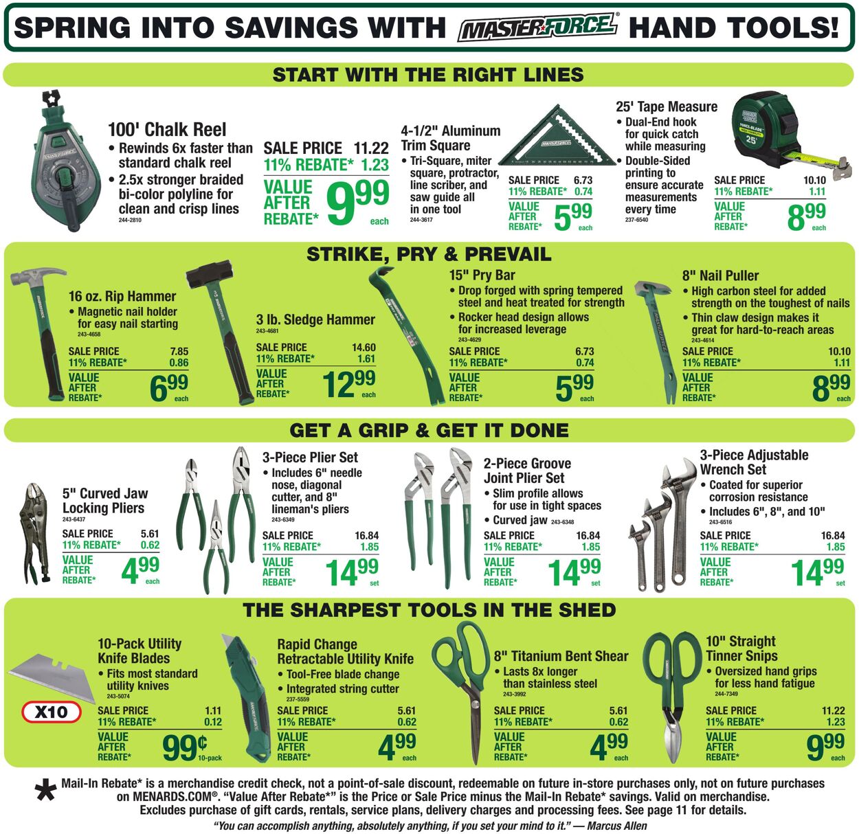 Catalogue Menards from 03/25/2026