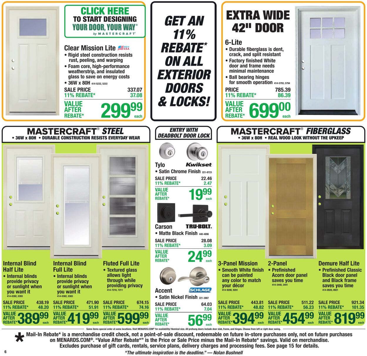 Catalogue Menards from 04/01/2026