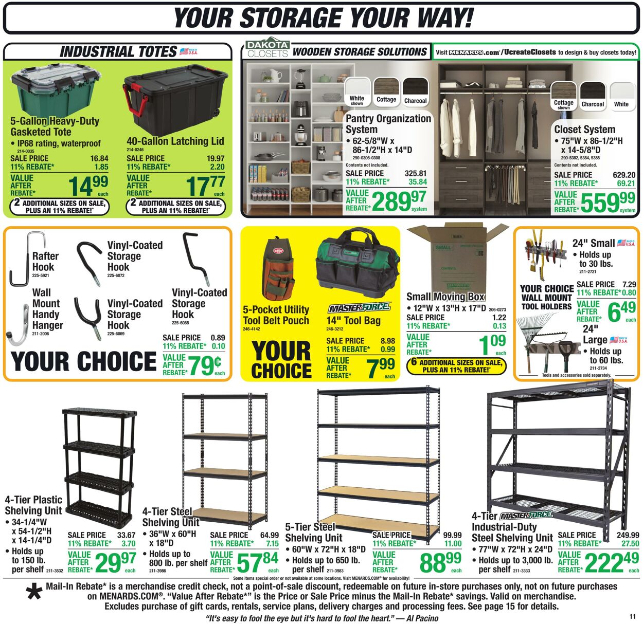 Catalogue Menards from 04/01/2026