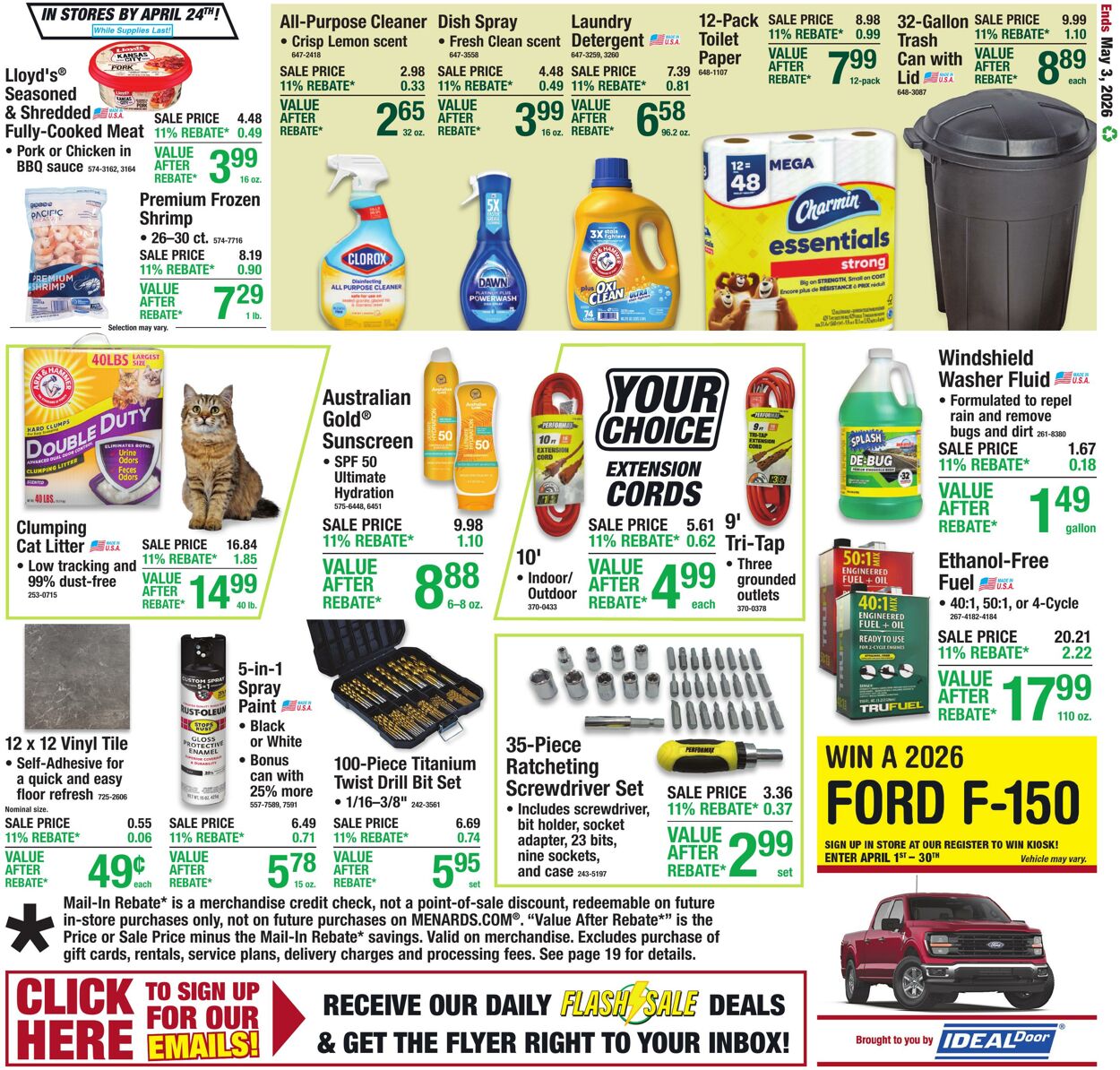 Catalogue Menards from 04/22/2026