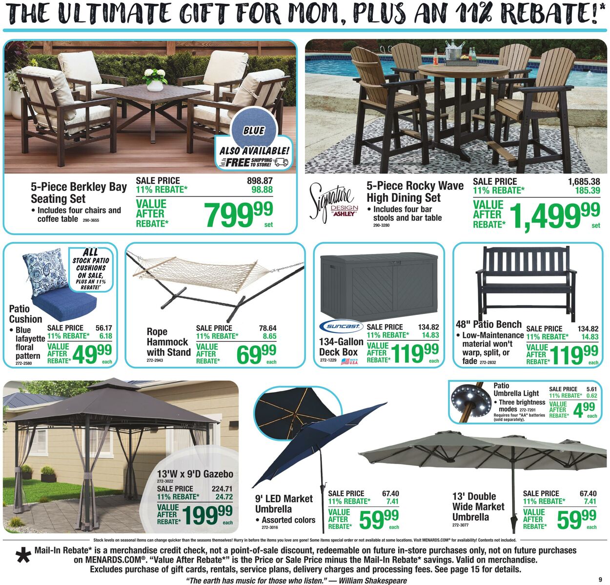 Catalogue Menards from 04/29/2026