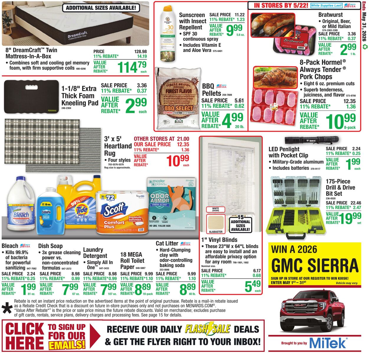 Catalogue Menards from 05/20/2026