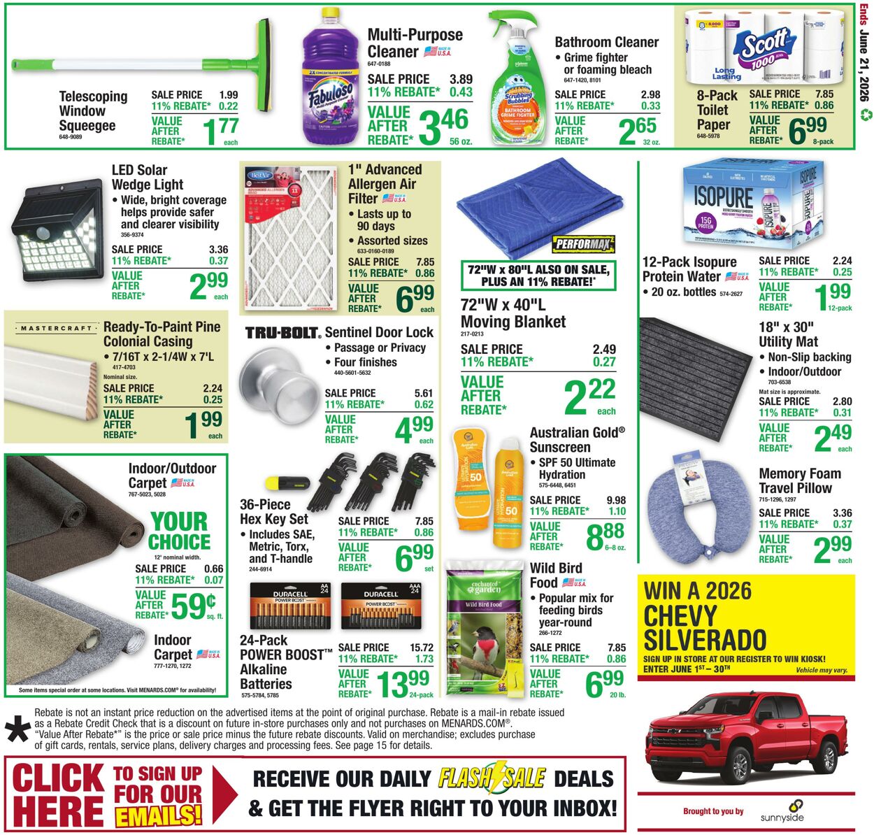Catalogue Menards from 06/10/2026