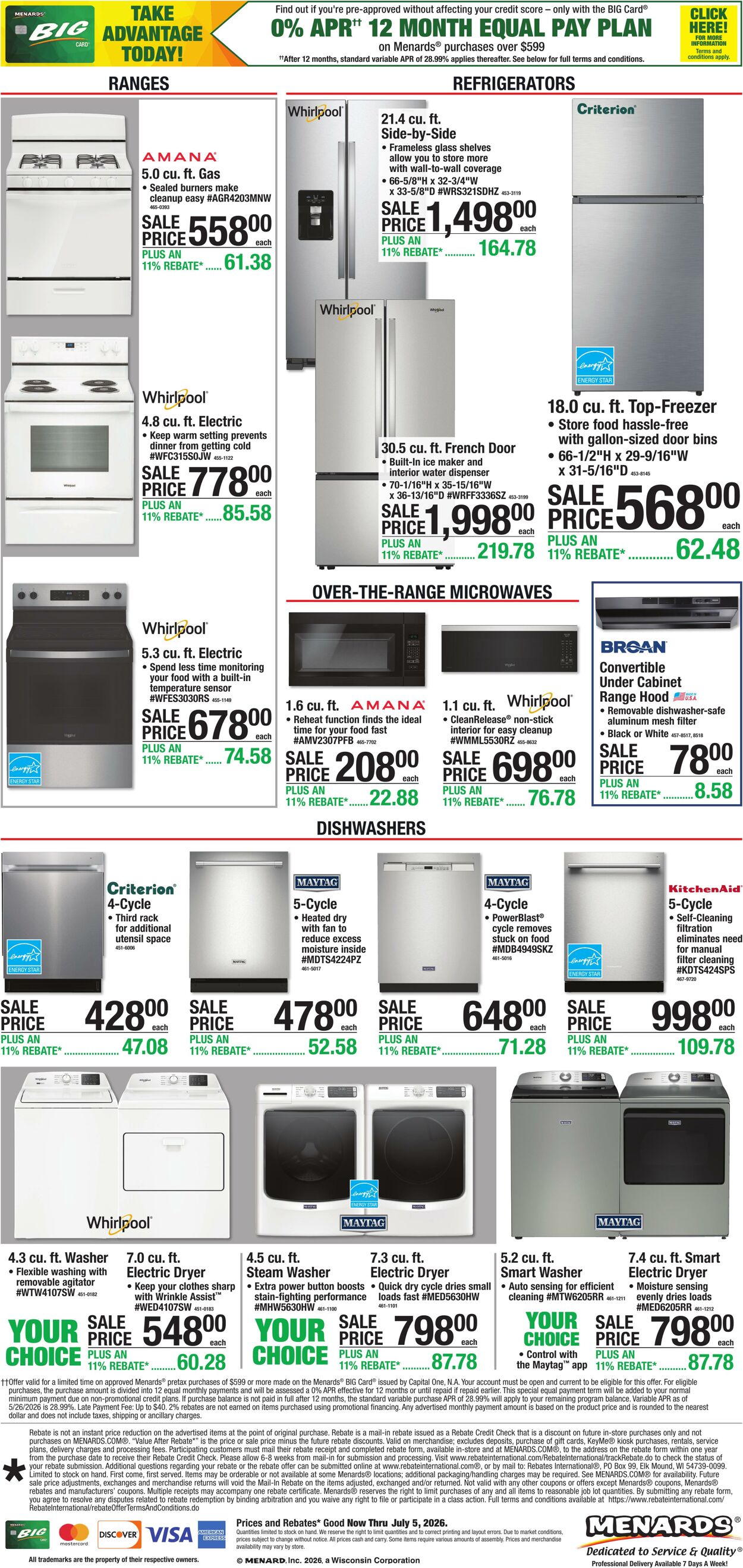 Catalogue Menards from 06/24/2026