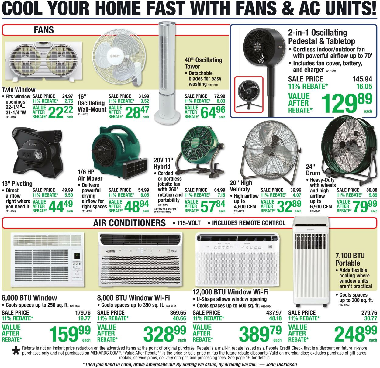 Catalogue Menards from 06/24/2026