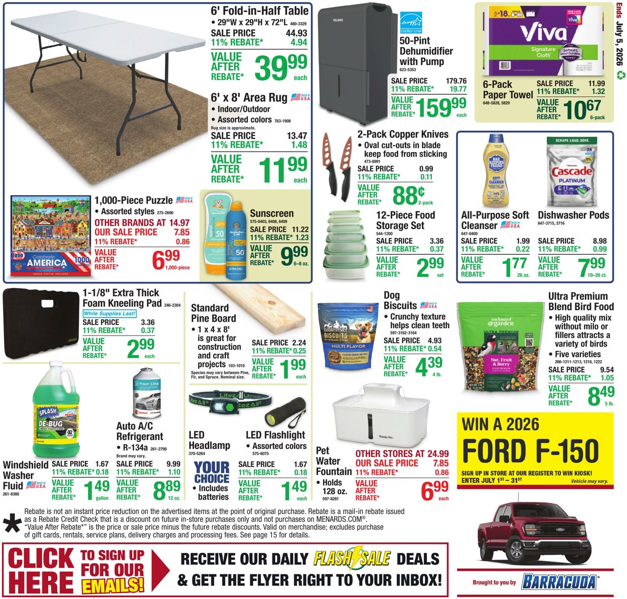 Catalogue Menards from 06/24/2026