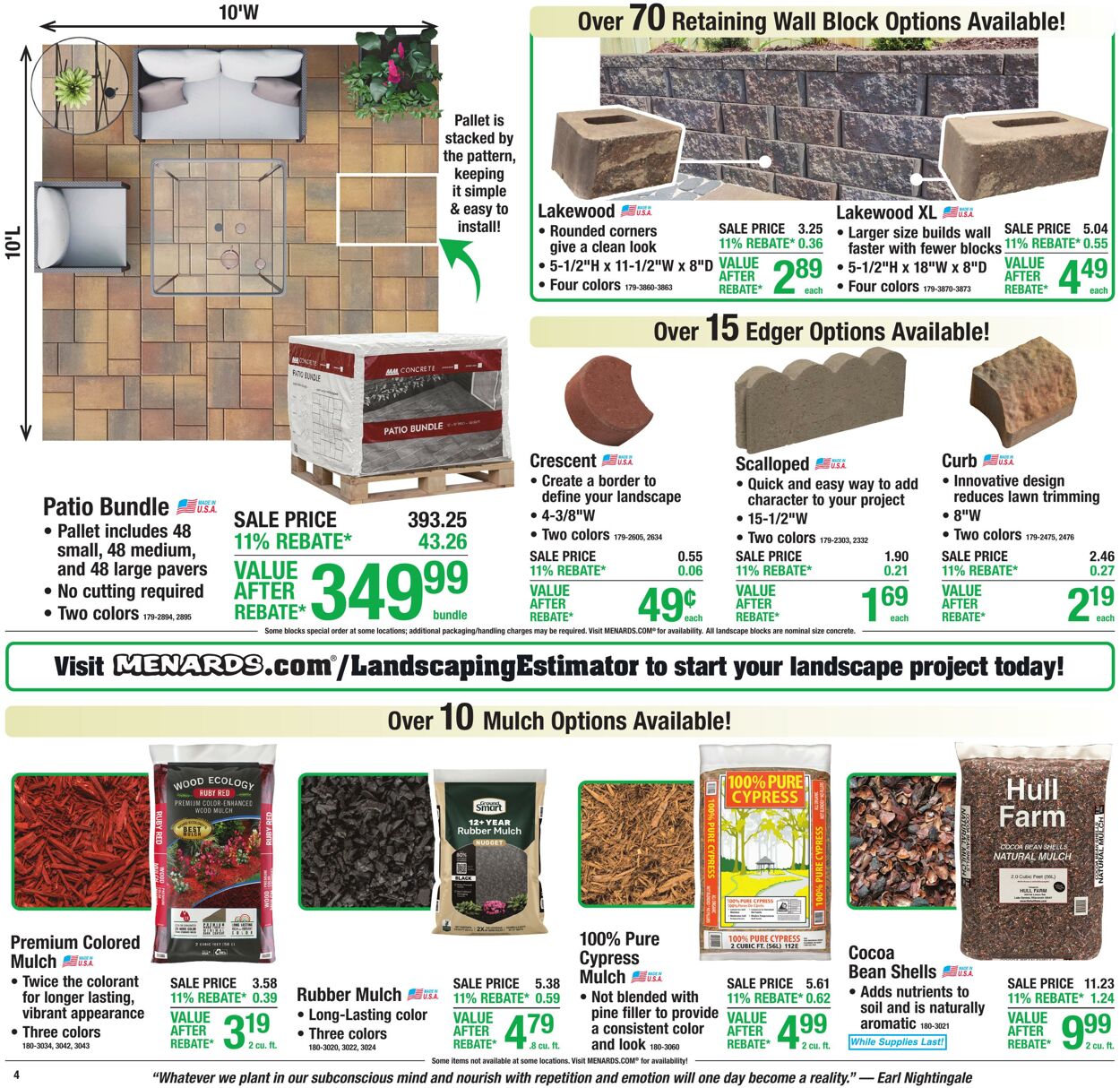 Catalogue Menards from 07/01/2026