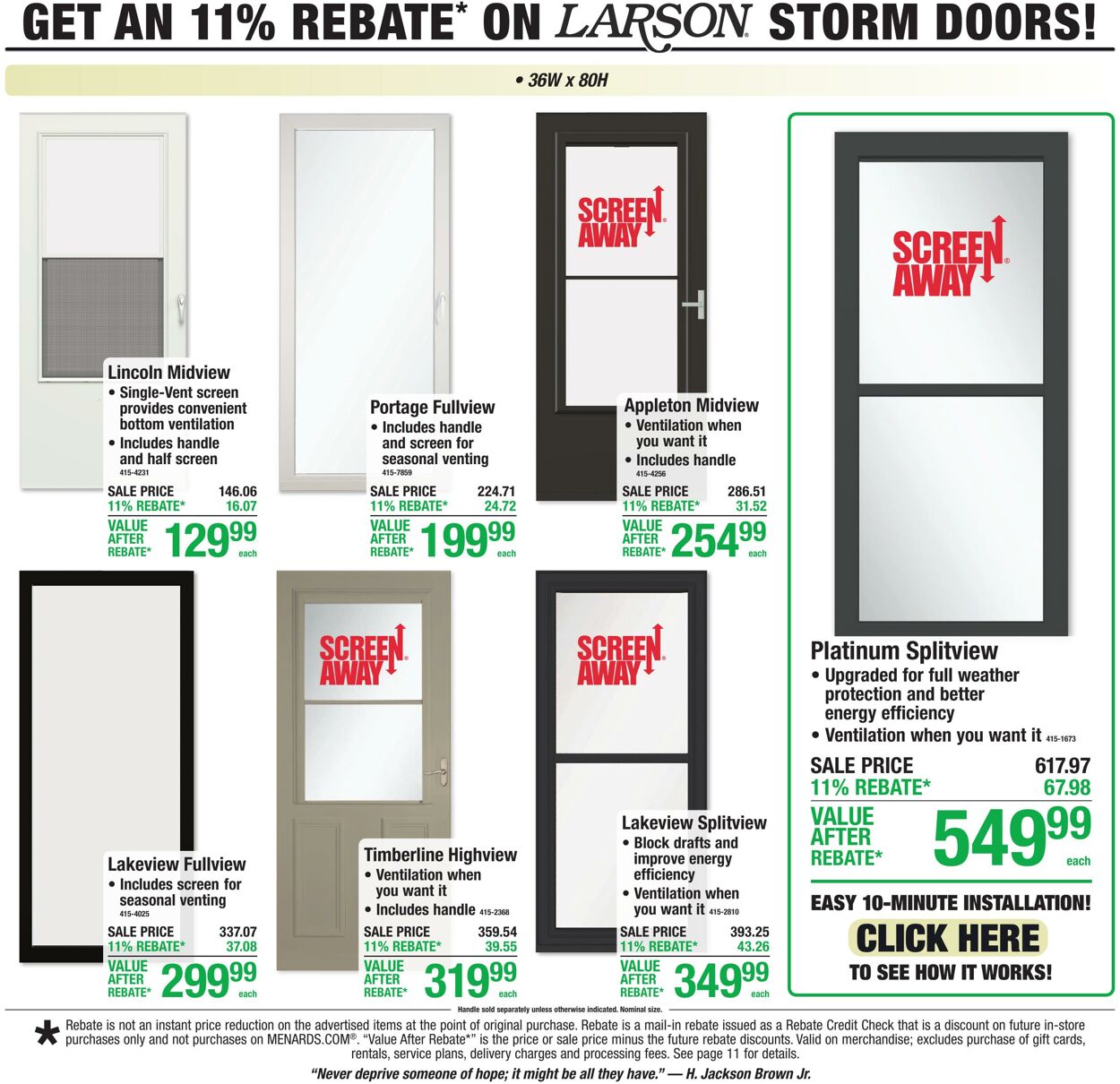 Catalogue Menards from 07/01/2026