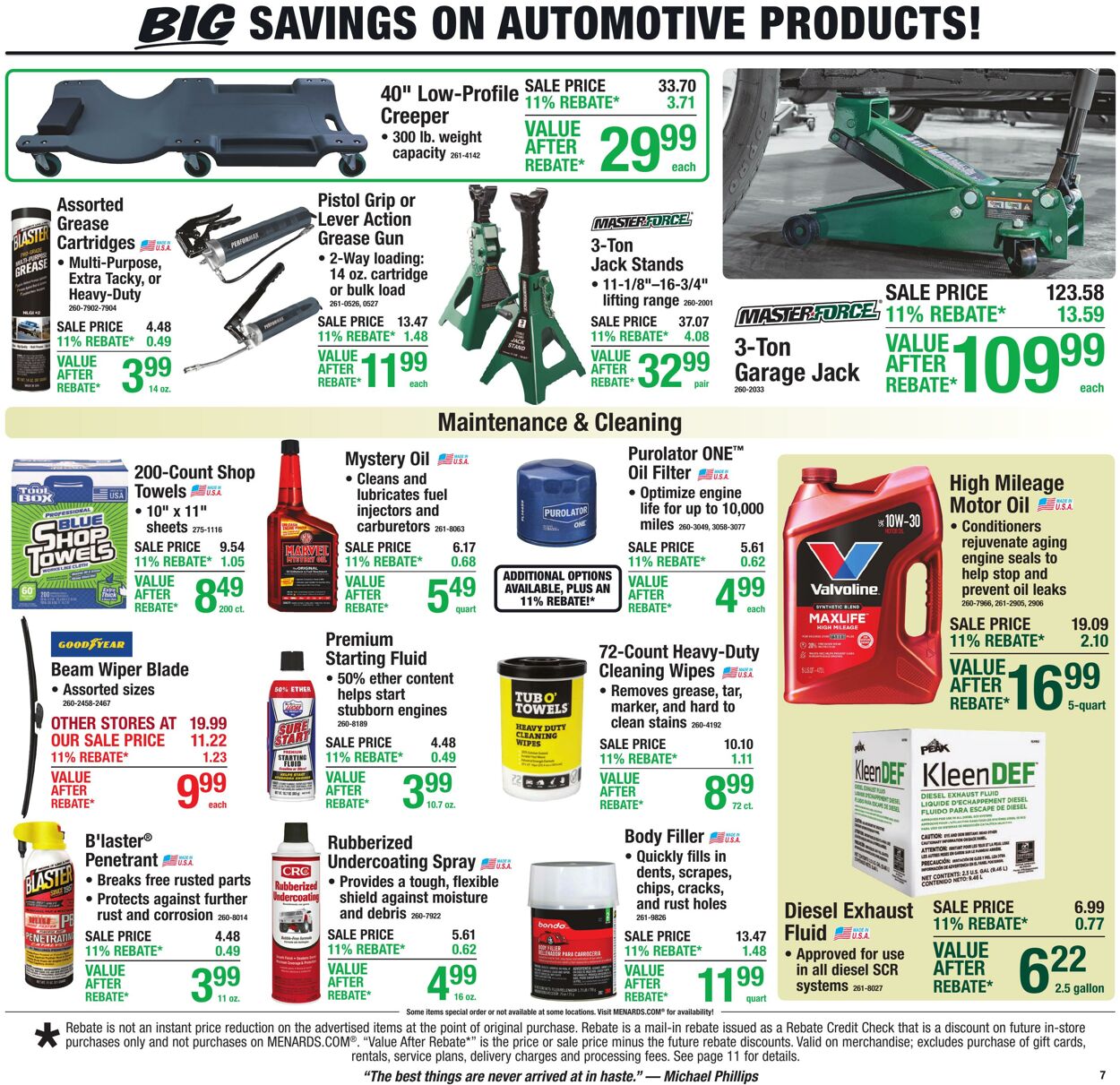 Catalogue Menards from 07/01/2026