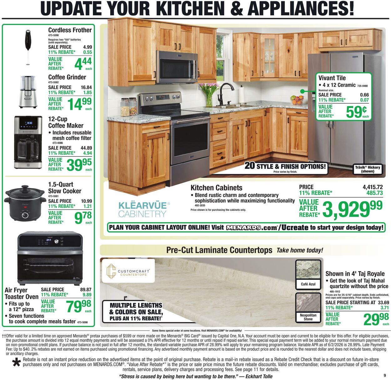 Catalogue Menards from 07/01/2026