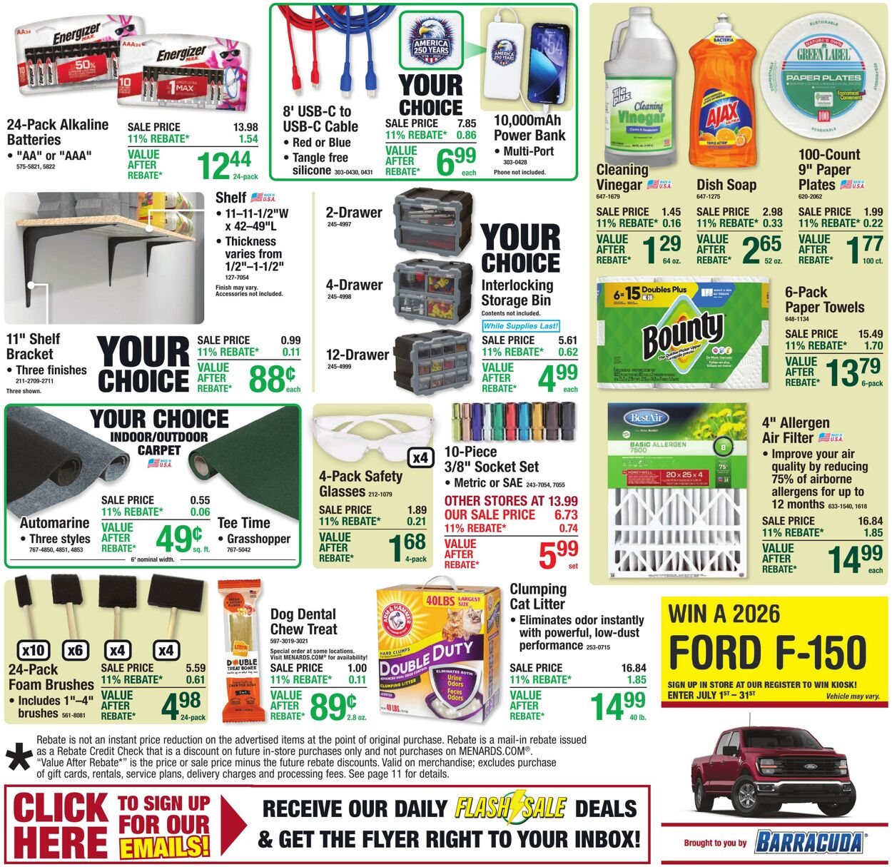 Catalogue Menards from 07/01/2026